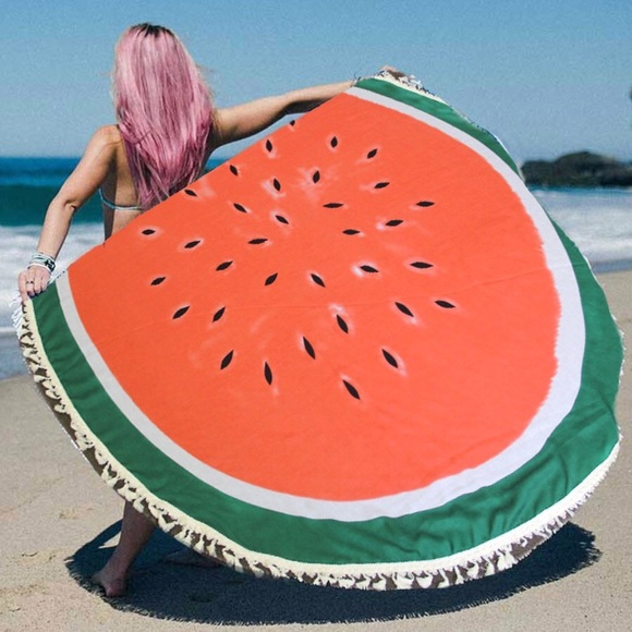 LLK Other - ONLY ONE: Watermelon design summer beach towel or blanket